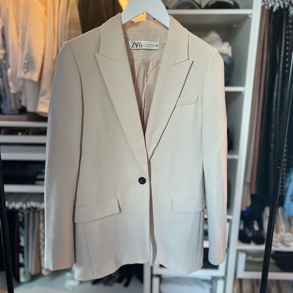 Zara Off-White Blazer
